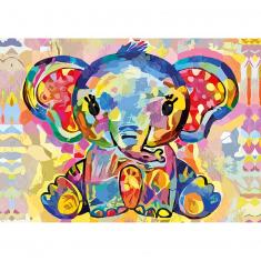 1000-teiliges Puzzle: Elefantenbaby