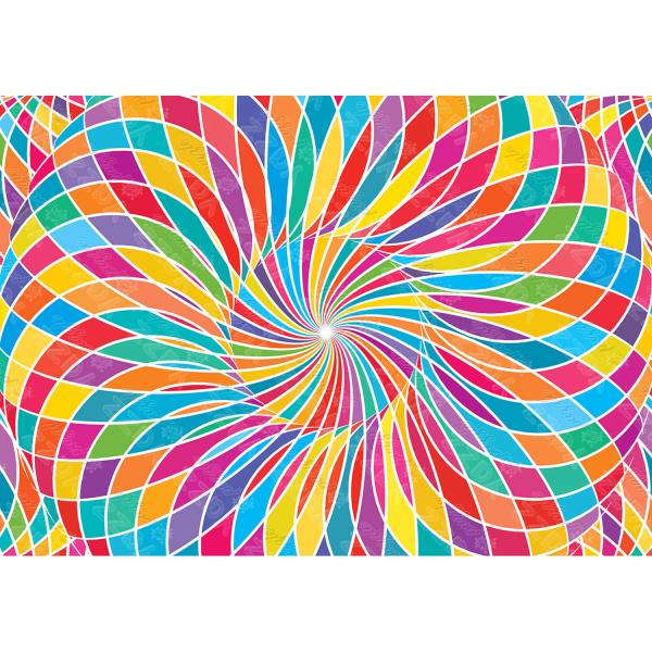 Puzzle de 1000 piezas : Círculo de colores - Yazz-3837