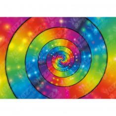 Puzzle 1000 pièces : Lumières en spirale