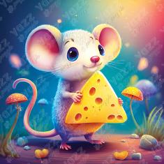 Puzzle de 1023 piezas: Ratón encantador