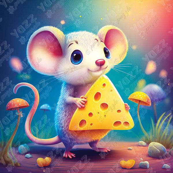 Puzzle de 1023 piezas: Ratón encantador - Yazz-3845