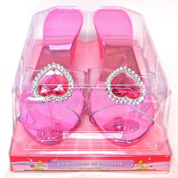 Chaussures de princesse : Coeur rose brillant - Yoopy-YPY21131-1