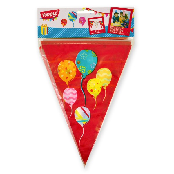 Guirlande 9 fanions Ballons - Yoopy-YPY106