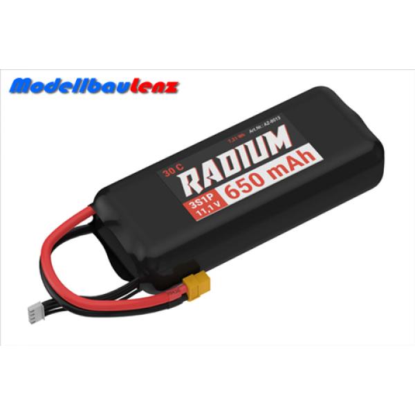 LiPo Radium 3s1p 11.1V 650mAh 30C - AZ-8013