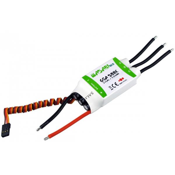 Controleur brushless 65A - BEC 3A - WASABI ECO - 4100265