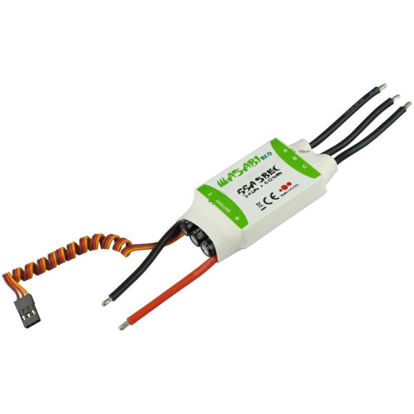 Controleur brushless 55A - BEC 3A - WASABI ECO - 4100255