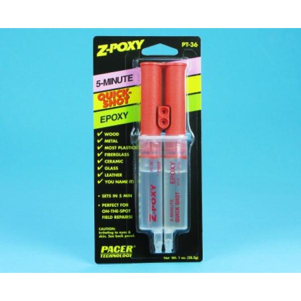 PT36 Z-Poxy 5 Minute Epoxy Dual Syringe 1oz - 5525770