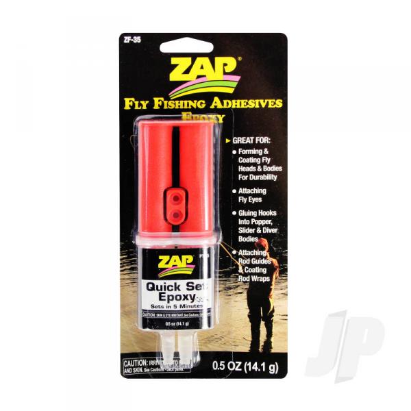 Fly Fishing Adhesives Quick Set Epoxy (0.5oz, 14.1g) - ZAPZF-35
