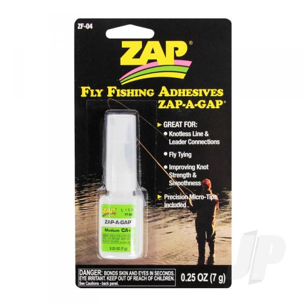 Fly Fishing Adhesives Zap-A-Gap Medium (0.25oz, 7g) - ZAPZF-04