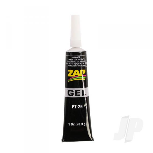 Zap Gel CA no drip-suck back tube (1oz, 28.3g) - ZAPPT-26