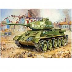 Modell Militärfahrzeug: Sowjetischer Panzer T34 / 85