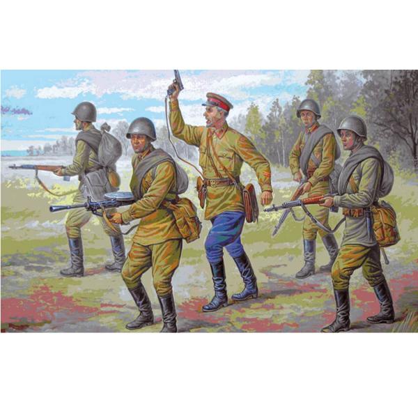 Infanterie Soviét. 1941-42 Zvezda 1/72 - Zvezda-Z6179