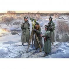 Figurines : Etat Major Allemand Hiver   