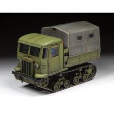 Maquette véhicule militaire : Tracteur d’Artillerie STZ‐5 