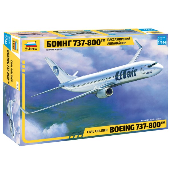 Maquette Avion : Boeing 737-800 - Zvezda-7019