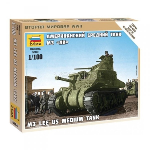 Maquette char américain M3 Lee - Zvezda-6264