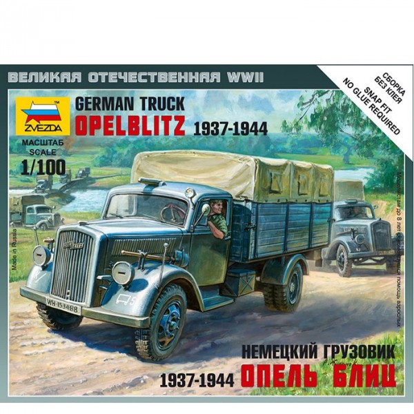 Camion Allemand 3t Zvezda 1/100 - Zvezda-6126