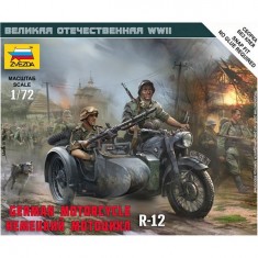 Side car Allemand R-12 Zvezda 1/72