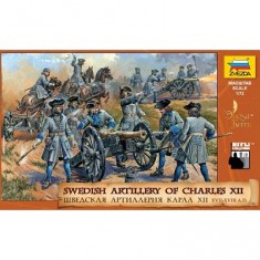 Figurines Artillerie Suédoise de Charles XII : XVII-XVIIIème siècle