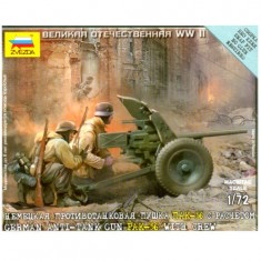 Maquette Canon allemand PAK-36 anti-char avec figurines 