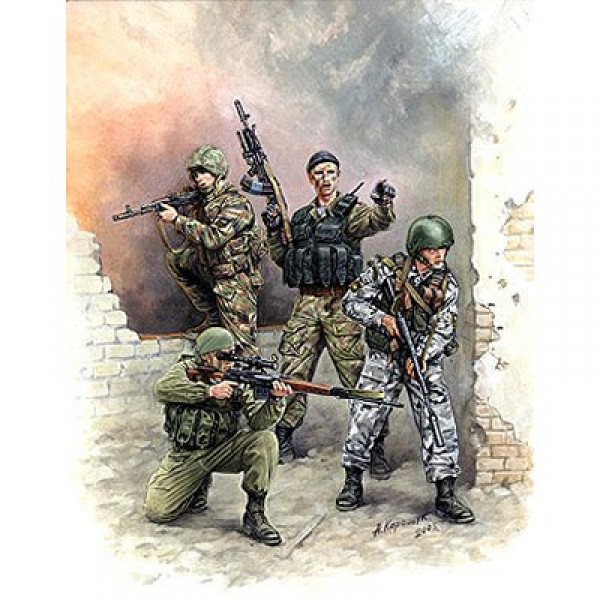 Figurines 2ème Guerre Mondiale : Forces spéciales Russes - Zvezda-3561