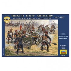 Figuras de las guerras napoleónicas: artilleros franceses 1812 
