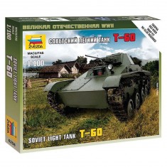 Maqueta de tanque ligero soviético T-60