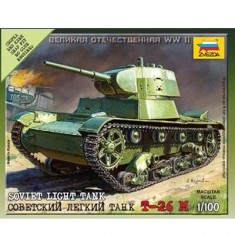 Maqueta de tanque: tanque soviético T26