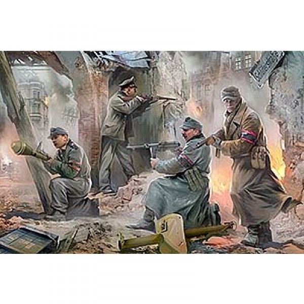 Figurines 2ème Guerre Mondiale : Soldats Allemands : Berlin 1945 - Zvezda-3621