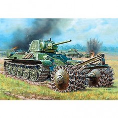Maqueta de tanque: dragaminas T-34/76 