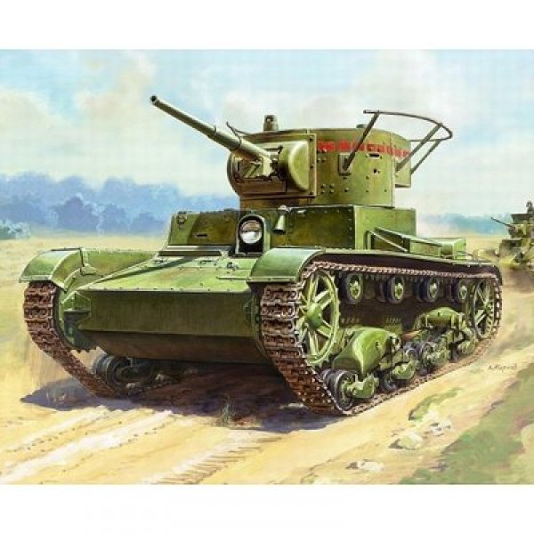 Tank soviétique T-26 - Modèle 1933 - Zvezda-3538