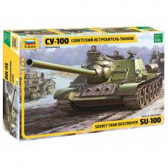 Model tank: SU-100 tank destroyer