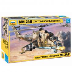 Model helicopter: Soviet attack helicopter Mi-24P