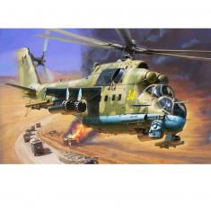 Maquette hélicoptère : Mil Mi-24P Hind F