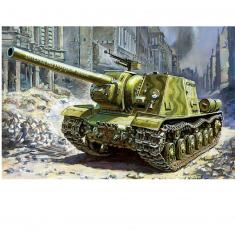 Canon Automotuer Russe ISU-122 Zvezda 1/72