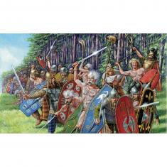 40 gallische Kriegerfiguren